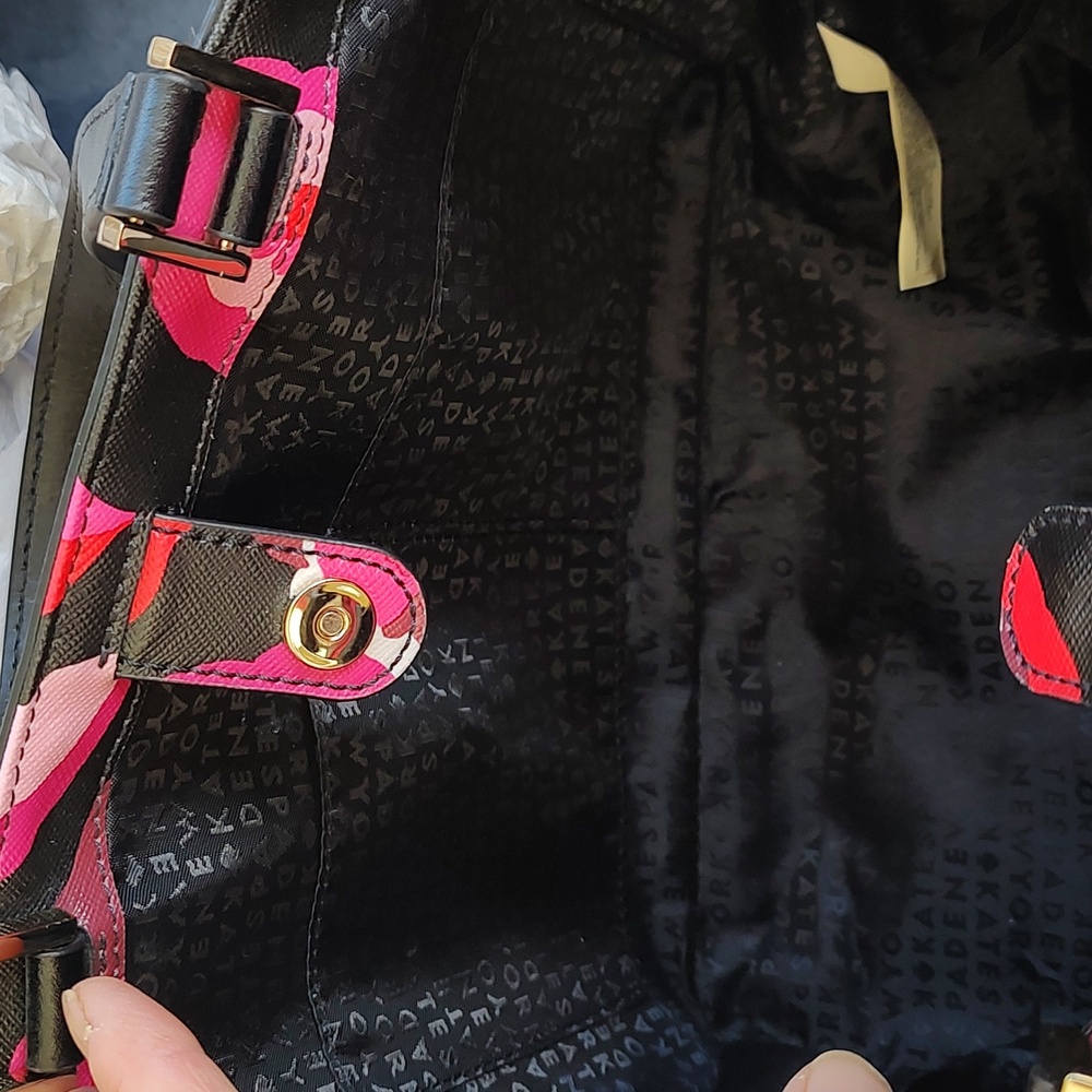 Kate Spade Grant Street Juno grainy vinyl leather trim mini tote. - Picture 15 of 15